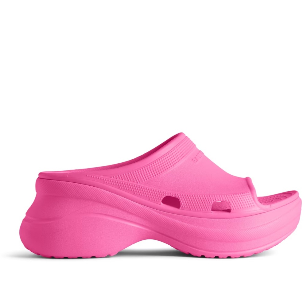 Balenciaga Vibrant Pink Mules *never worn*